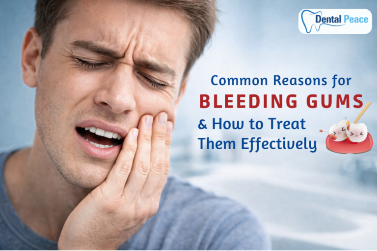 Common Reasons for Bleeding Gums & How to Treat Them Effectively - Dental Peace
