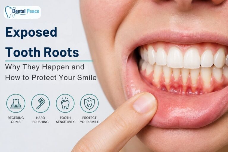 exposed tooth roots